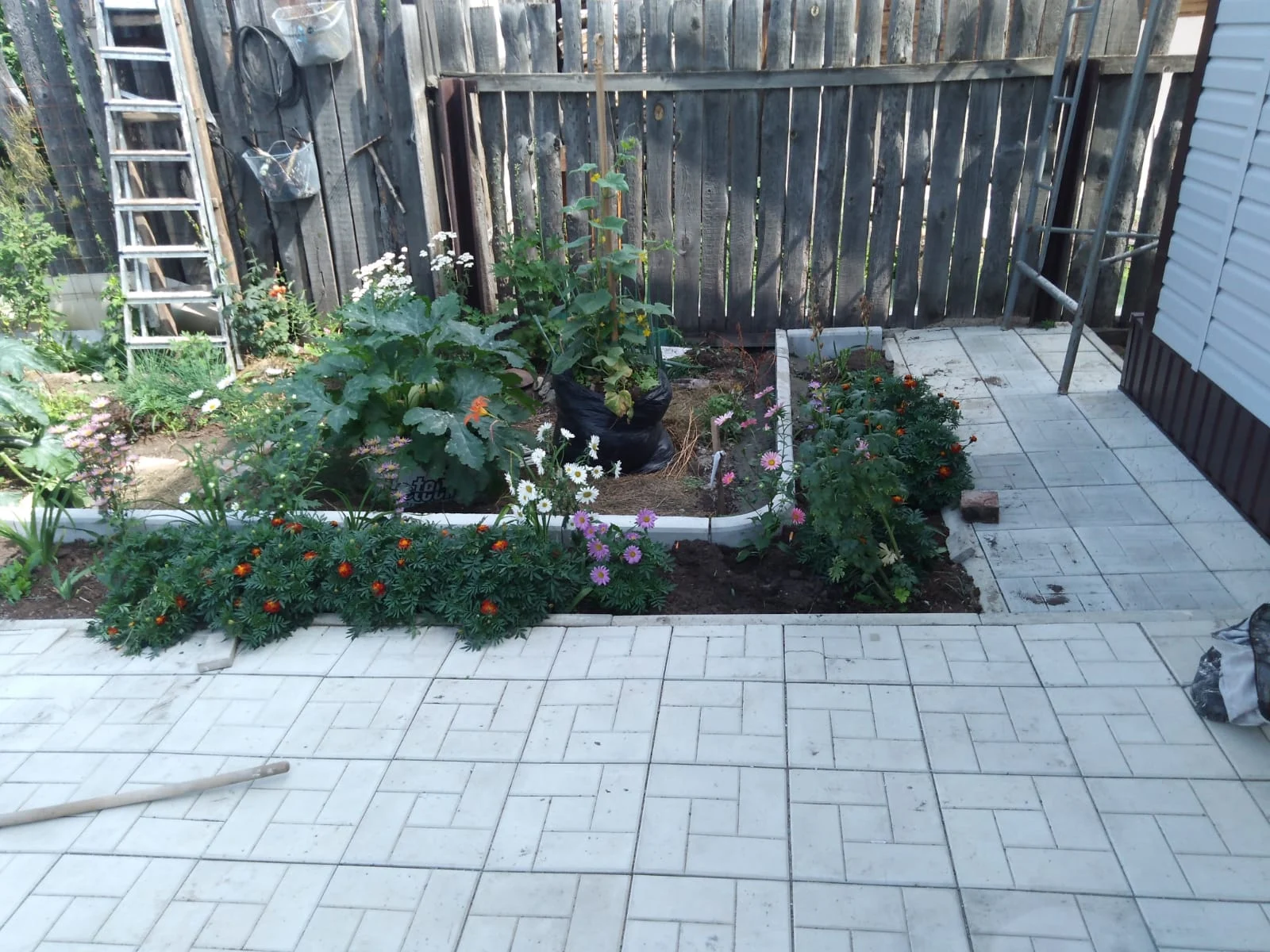 тротуарная плитка  Калифорния под дерево